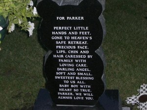 Parker's Poem.headstone